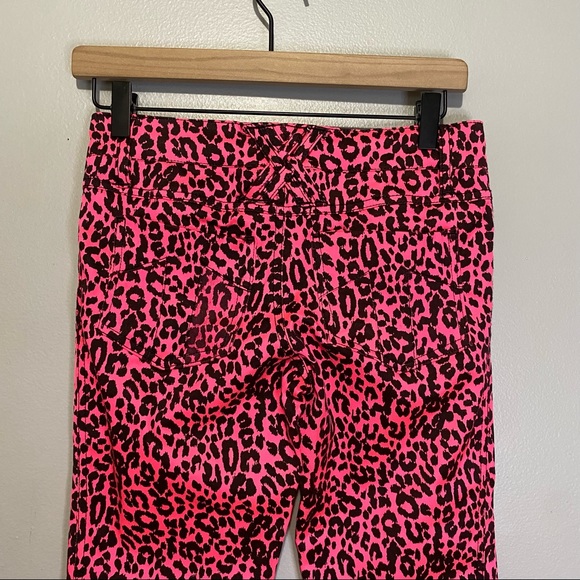 TRIPP NYC HOT PINK LEOPARD CAPRI PANTS NEW OFFICIAL RARE VINTAGE PUNK ROCK SZ 1 - Picture 5 of 7